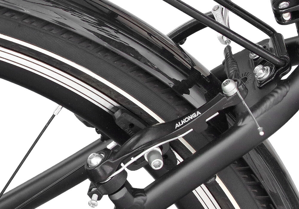 Rower trekkingowy INDIANA X-Road 3.0 M19 Czarny hamulce vbrake