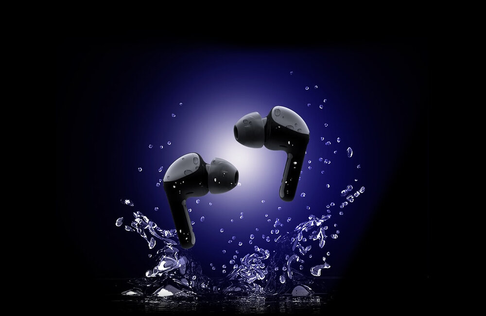 SŁUCHAWKI BLUETOOTH LG FREE FN7 DOKANAŁOWE BIAŁE odporność na wilgoć