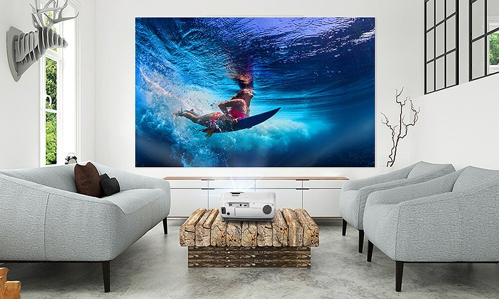 Projektor EPSON EH-TW5820 obraz rozdzielczość kontrast android 3d jakość porty 