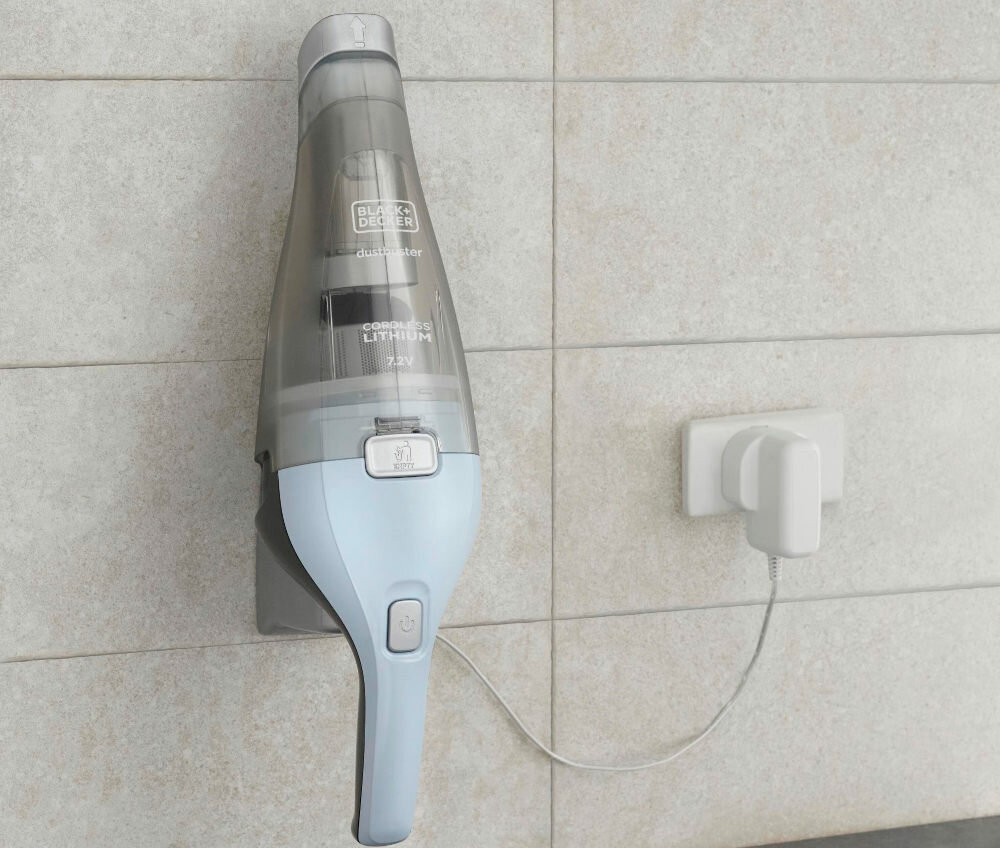 Odkurzacz reczny BLACK&DECKER NVC215WA stacja dokujaca mozliwosc postawienia powieszenia