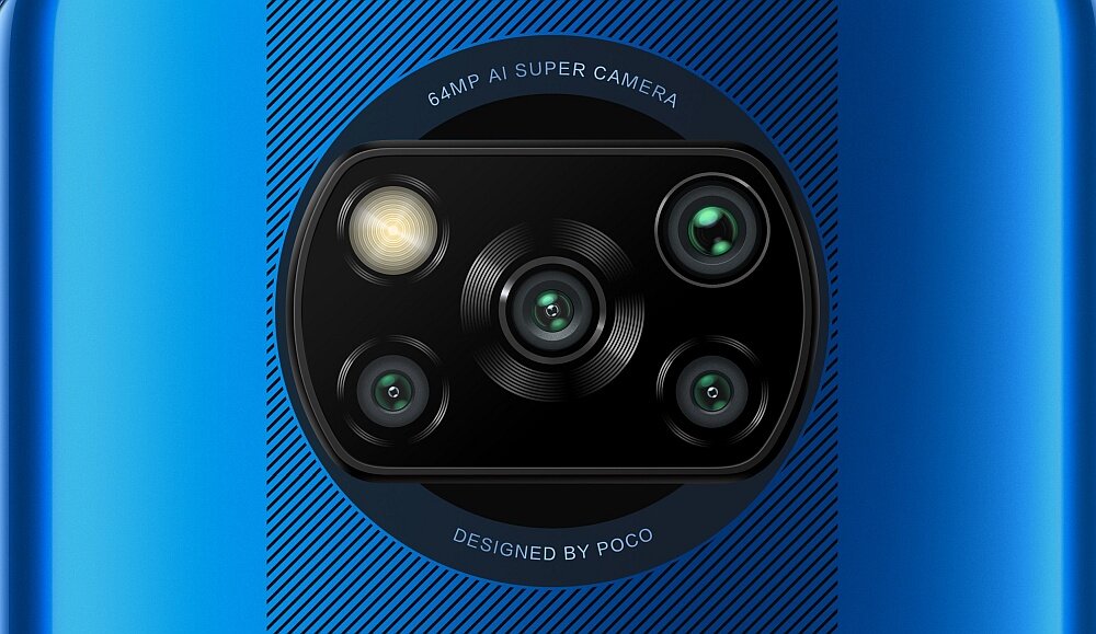 Smartfon XIAOMI Poco X3 aparaty makro szeroki kąt obiektyw rozdzielczość matryca selfie filmy