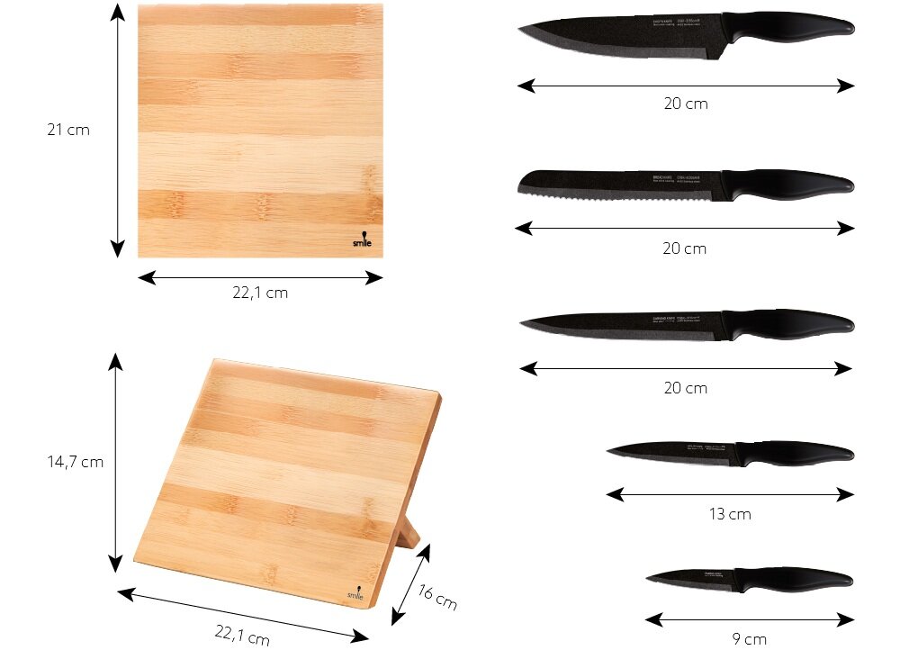 Zestaw noży SMILE SNS-4