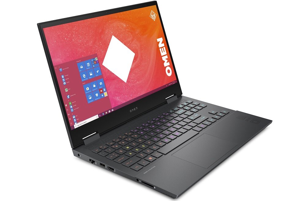 Laptop HP Omen 15-EN0034NW - wygląd ogólny procesor AMD Ryzen 7 Matrca IPS