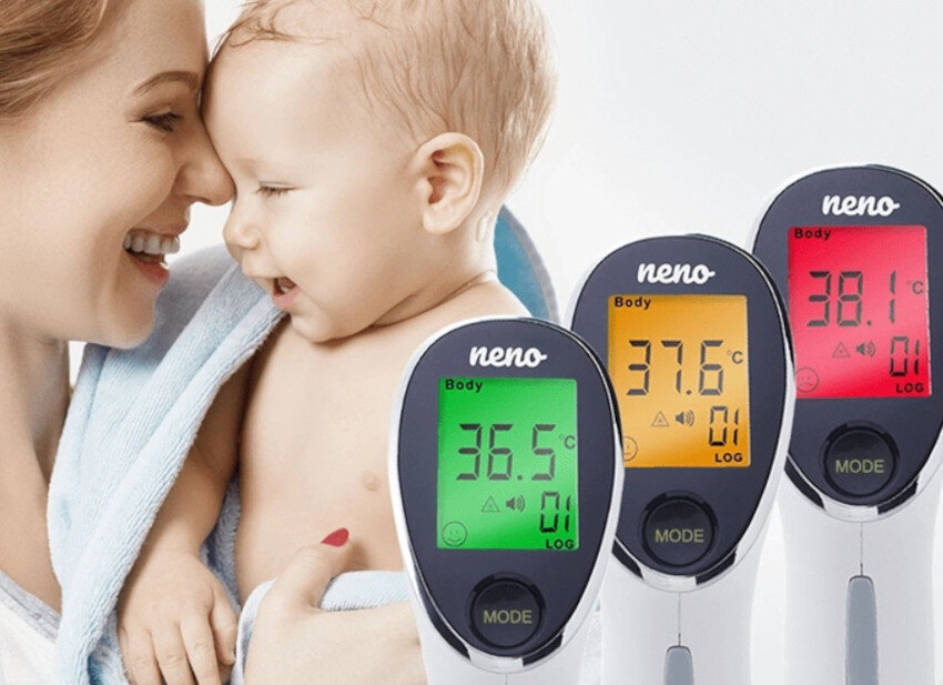 Termometr NENO Medic T05 3 kolory wyswietlacza
