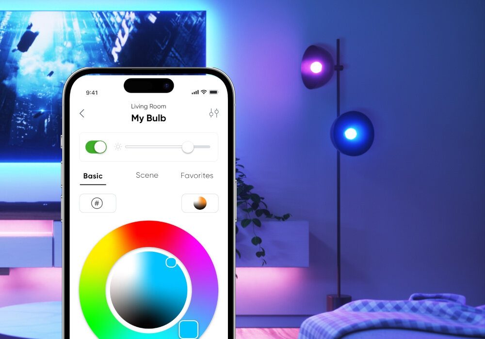 Inteligentna żarówka LED NANOLEAF Essentials Smart ICNF080B021GU10 9W E27 Bluetooth aplikacja kompatybilność