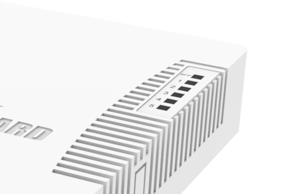 Switch MIKROTIK CSS106-5G-1S diody led