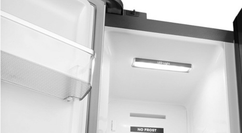 LODÓWKA CONCEPT LA8891BC LED oświetlenie