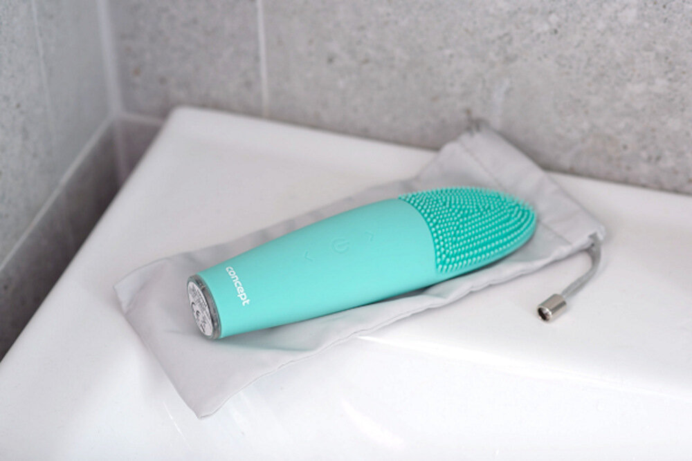 Szczoteczka do twarzy CONCEPT SK9010 Zielony etui podrozne przechowywanie