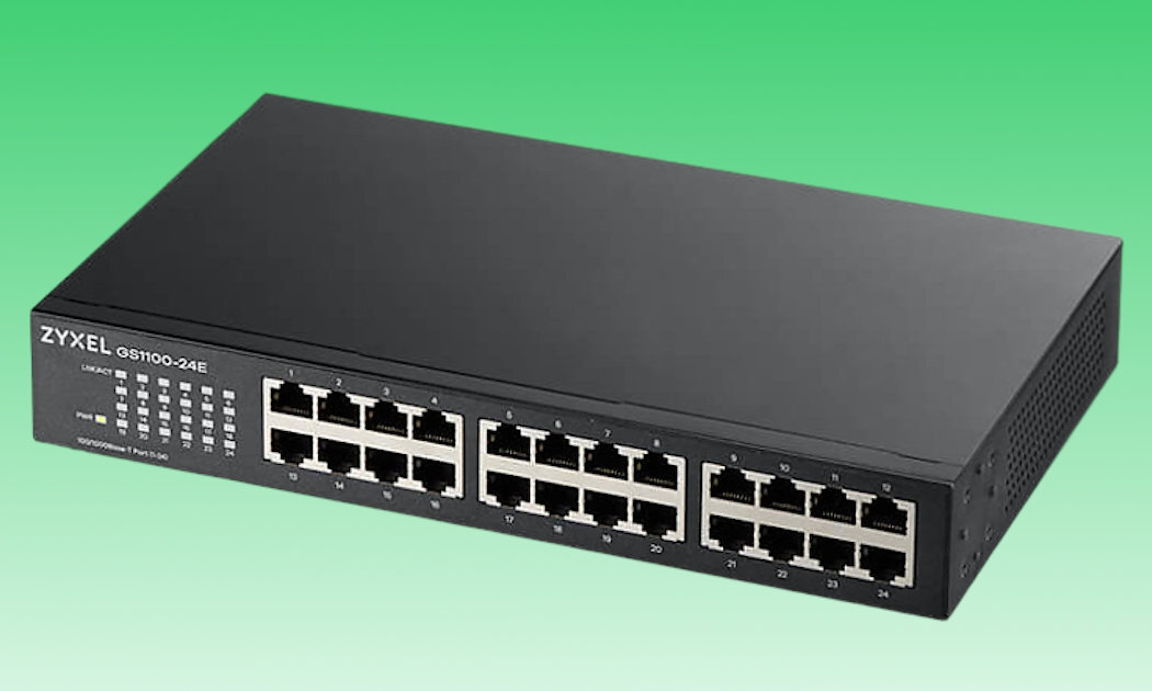 Switch ZYXEL GS1100-24E-EU0103F ruch