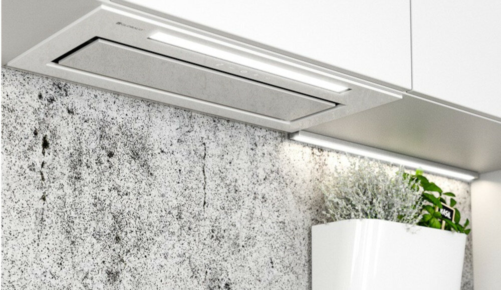 Okap GLOBALO Silentio 60.2 Biały (bez silnika) filtr aluminiowy