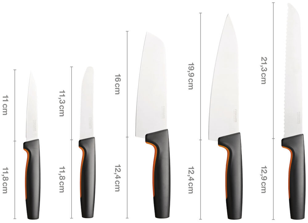 Zestaw noży FISKARS Functional Form 1057558 (5 elementów) długość