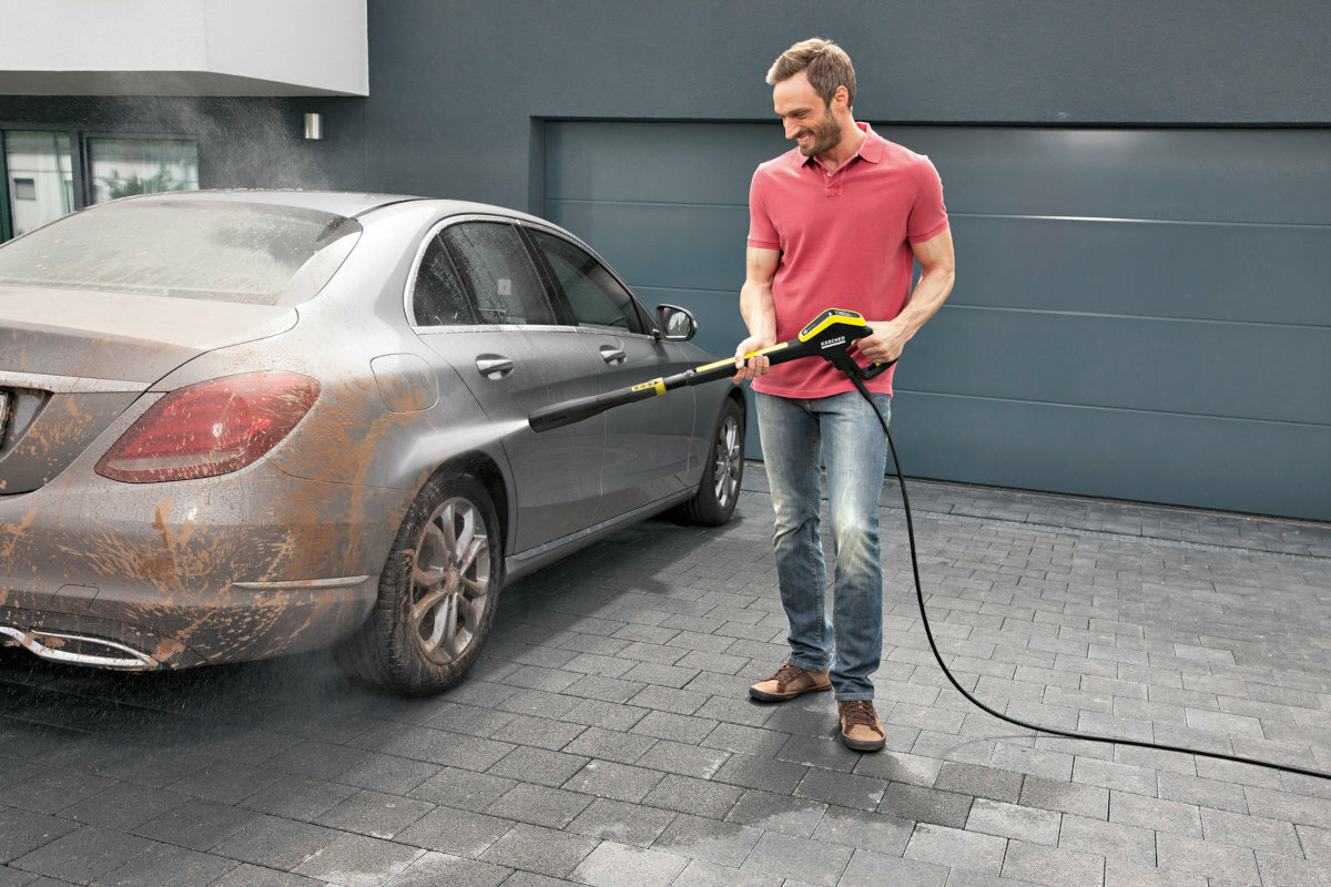 Myjka ciśnieniowa KARCHER K 5 Smart Control Home 1 24 652 0 10 metrowy wąż obrotowa lanca spryskująca 3 w 1 Turbo Boost ciśnienie do 145 barów