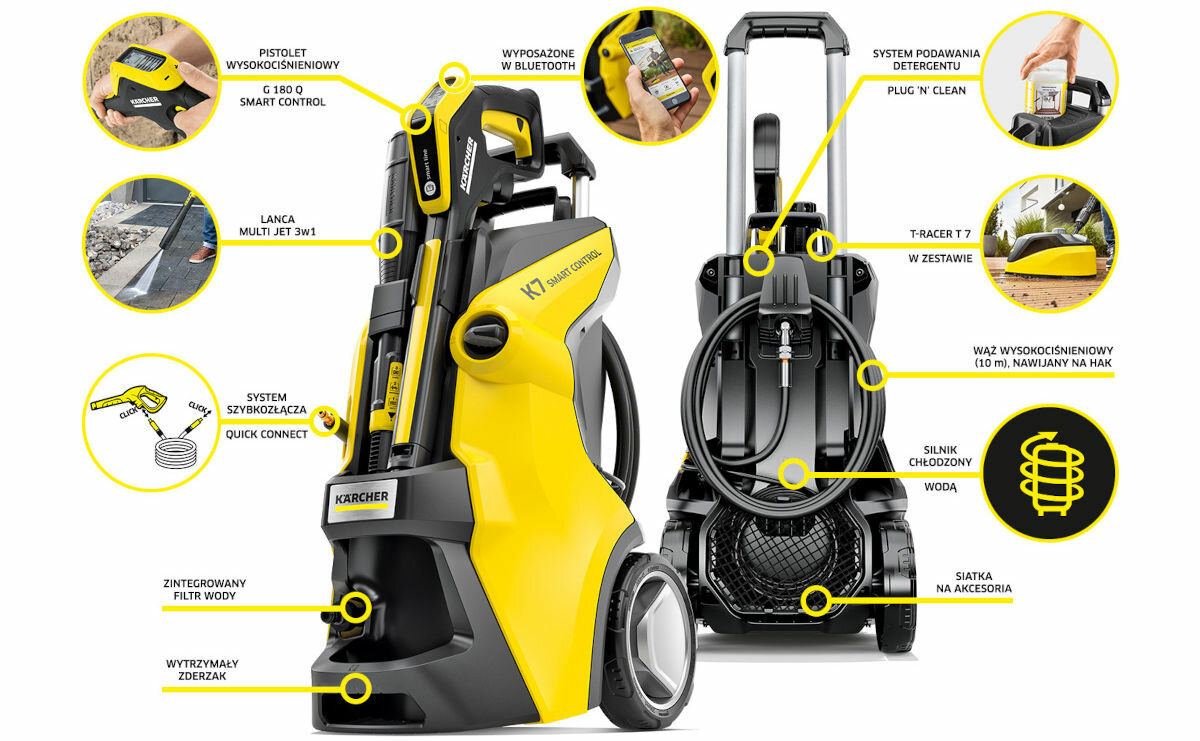 Мийка високого тиску KARCHER K7 Smart Control Home 1.317-203.0 зовнішній вигляд