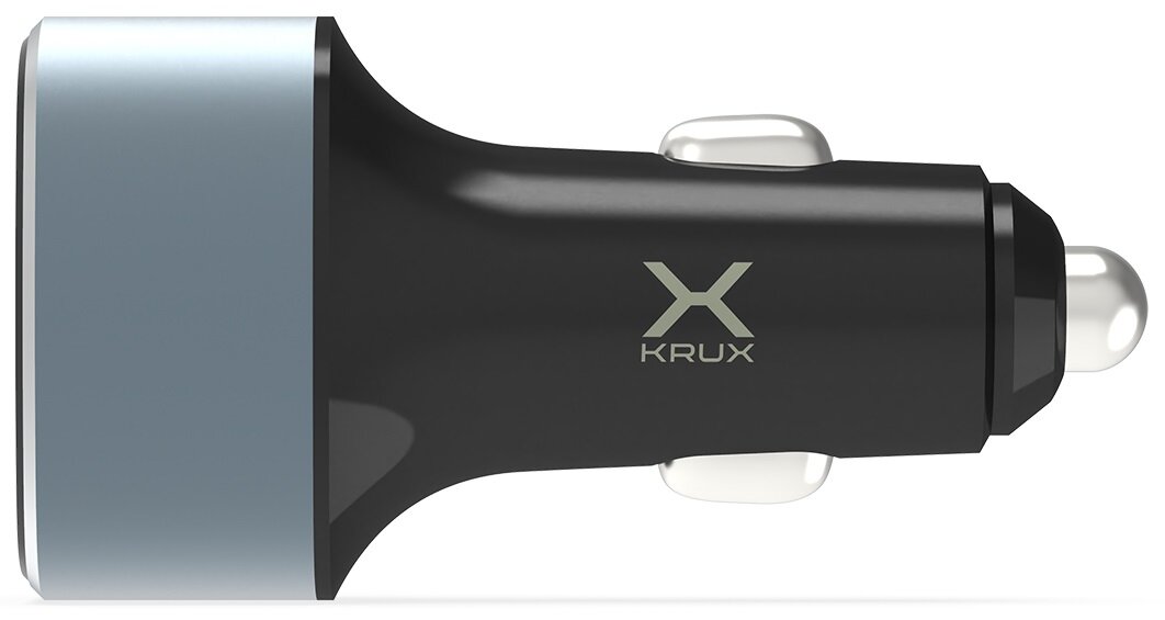 Ładowarka samochodowa KRUX KRX0063 smartfon ładowanie samochód porty usb