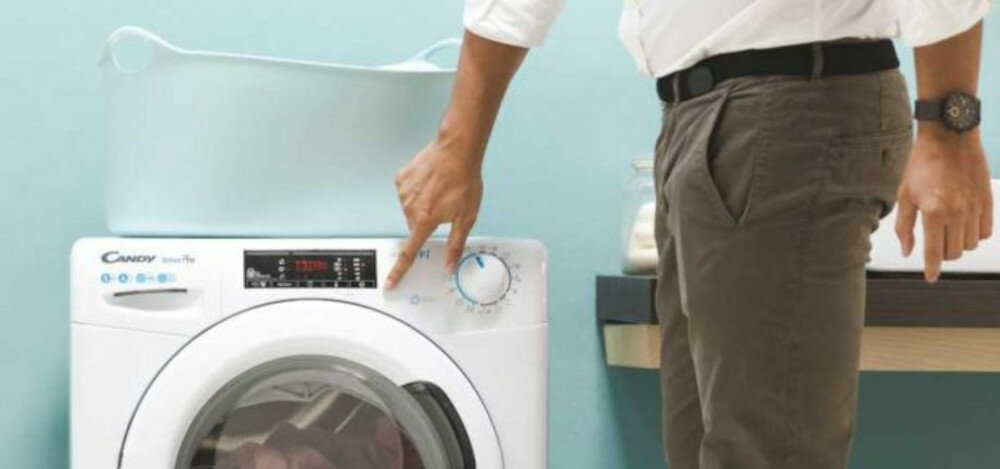 Pralka CANDY CBWO 49TWME-S zatrzymaj i dorzuć pranie