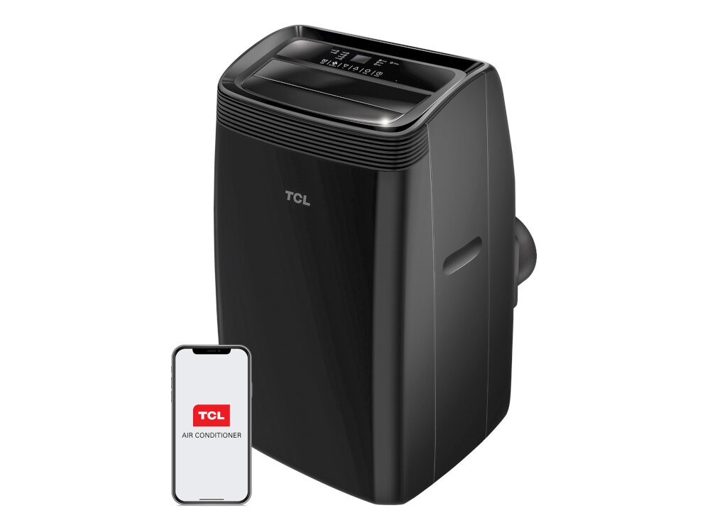 Klimatyzator TCL TAC-12CPB NZB Czarny wydajny latwy w obsludze ekologiczny do pomieszczen o powierzchni do 35 m² urzadzenie 3 w 1 chlodzi cyrkuluje powietrze osusza