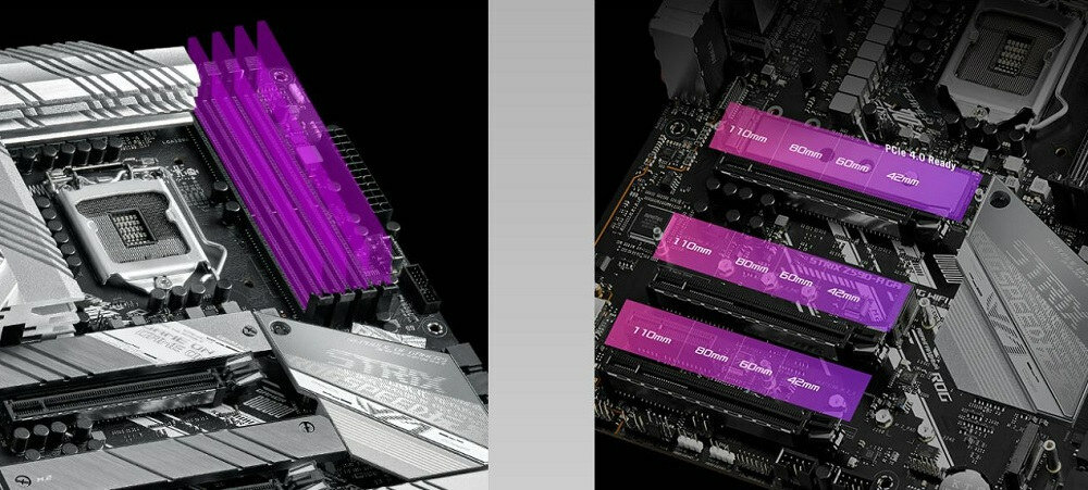 Płyta główna ASUS Rog Strix Z590-A Gaming WiFi - pamiec RAM 