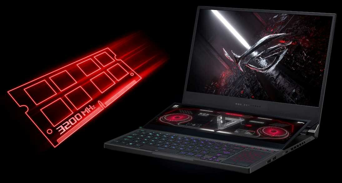 Laptop ASUS Rog Zephyrus Duo 15 SE GX551 - RAM