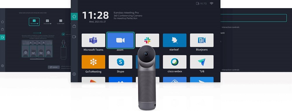 Kamera internetowa KANDAO Meeting Pro - montaz