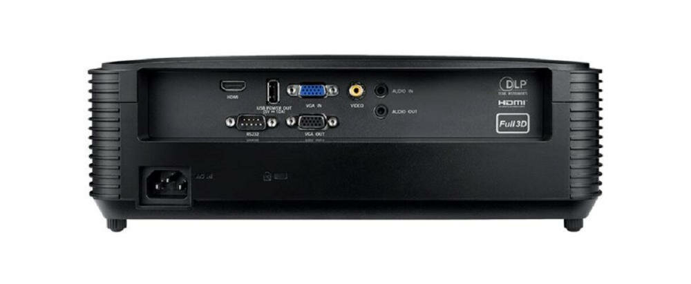 OPTOMA-W400LVE projektor podłączenie głośnik usb