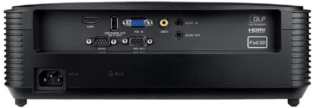 Projektor OPTOMA H185X - zlacza 