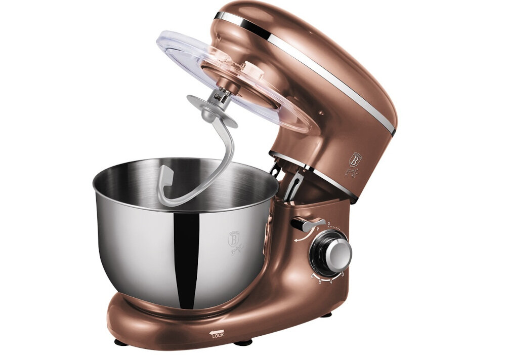 Robot kuchenny planetarny BERLINGER HAUS BH 9197 1300W profesjonalny ruch planetarny obraca sie wokol wlasnej osi po obdwodzie miski mozliwosci wygodne uzytkowanie
