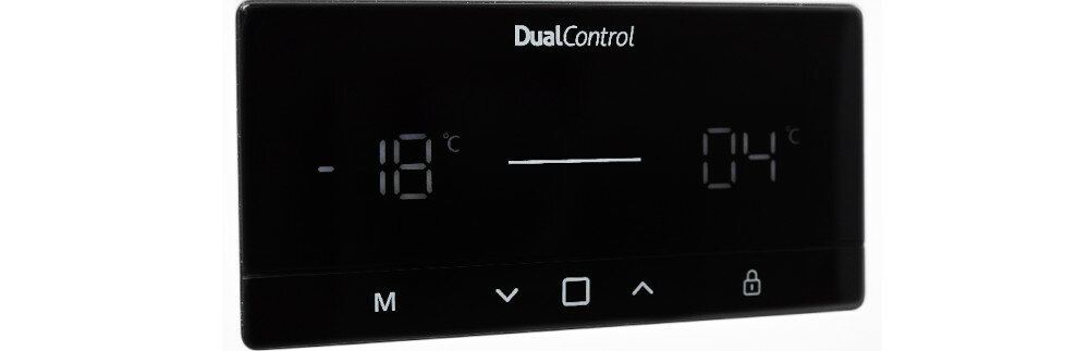 Lodówka SHARP SJ-BA05DHXLF-EU Nofrost Srebrna wyświetlacz LED kontrola temperatury