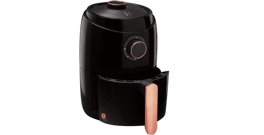 Frytkownica beztłuszczowa BERLINGER HAUS Black Rose Collection BH/9150 Air Fryer zdrowo bez tluszczu temperatura czas