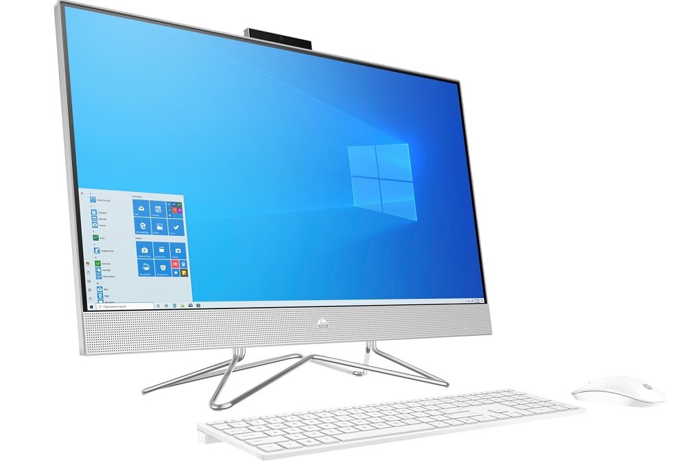 Komputer HP 27-DP0002NW - wygląd ogólny Intel Core i7 procesor taktowanie pamięć podręczna