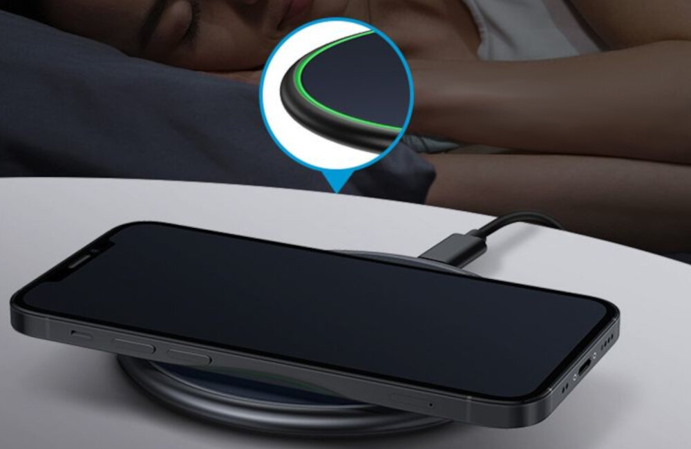 ŁADOWARKA INDUKCYJNA ESR HALOLOCK MAGNETIC MAGSAFE MIDNIGHT BLUE podświetlenie