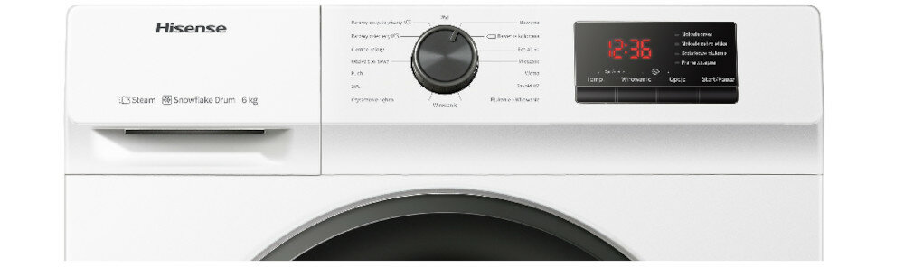 Pralka HISENSE WFVB6010EM blokada rodzicielna bezpieczeństwo