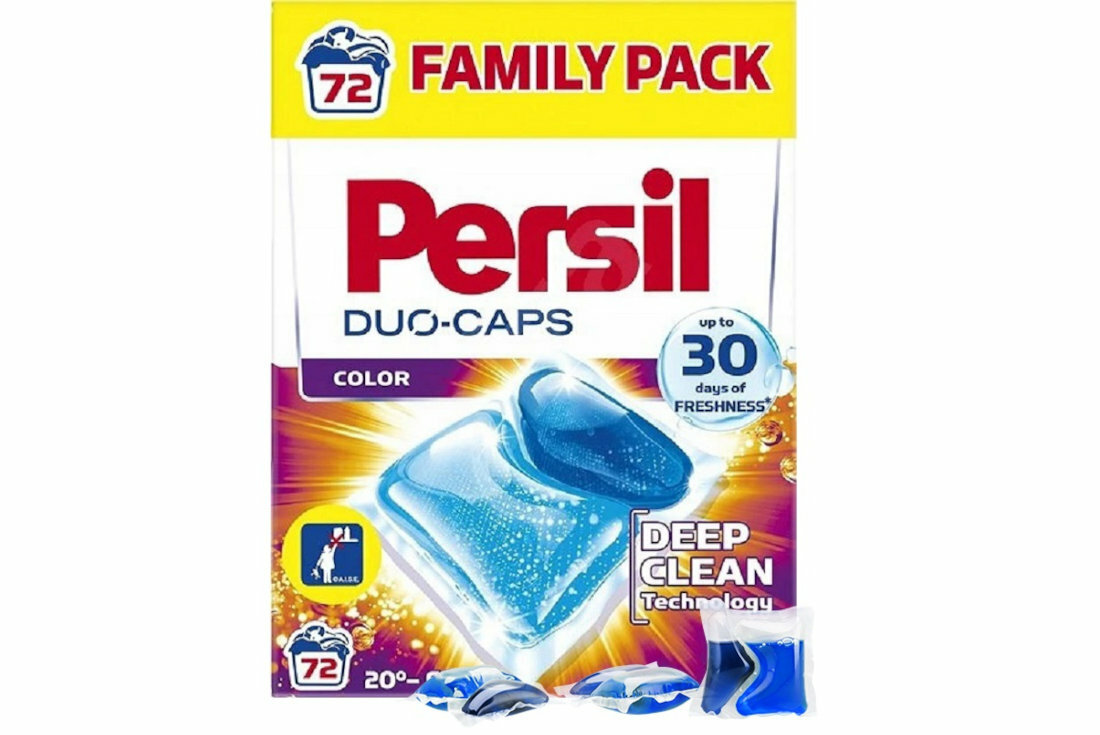 Kapsułki do prania PERSIL Duo Caps Color 52 szt delikatnosc swieze lsniaco czyste technologia Dup Caps uzytkowanie