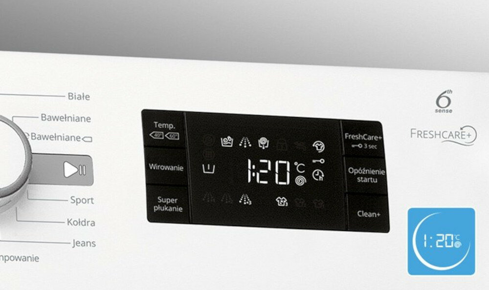 Pralko-suszarka WHIRLPOOL FWDG 861483E WV E UN