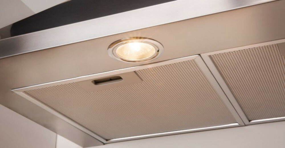 Okap INDESIT H461XH2G LED oświetlenie