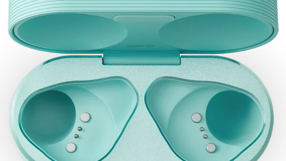 Słuchawki dokanałowe BANG & OLUFSEN Beoplay E8 Sport  - ładowanie