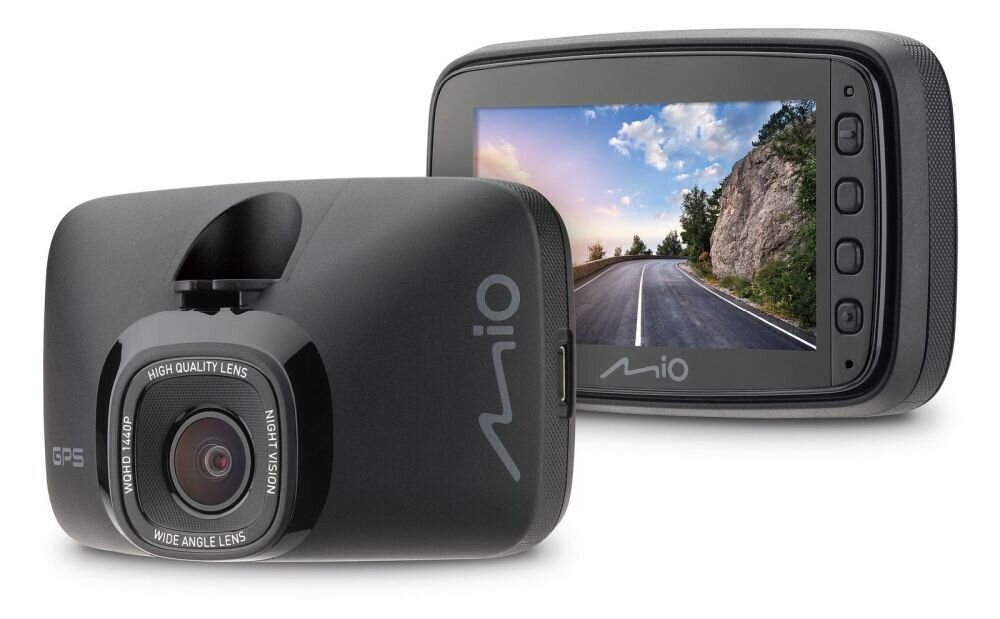Wideorejestrator MIO Mivue 812 obiektyw rozdzielczość nagrywanie kąt zapis sensor czujnik montaż wymiary ładowanie zasilanie auto samochód rejestrowanie karta pamięć pojemność ładowarka obraz zdjęcia filmy aplikacja sterowanie
