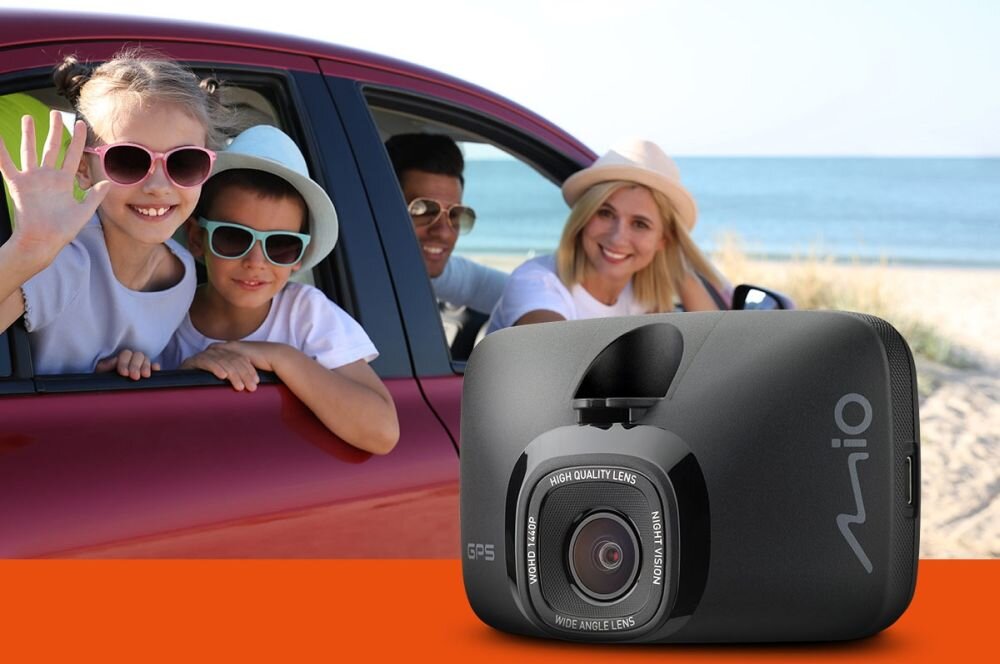 Wideorejestrator MIO Mivue 812 obiektyw rozdzielczość nagrywanie kąt zapis sensor czujnik montaż wymiary ładowanie zasilanie auto samochód rejestrowanie karta pamięć pojemność ładowarka obraz zdjęcia filmy aplikacja sterowanie