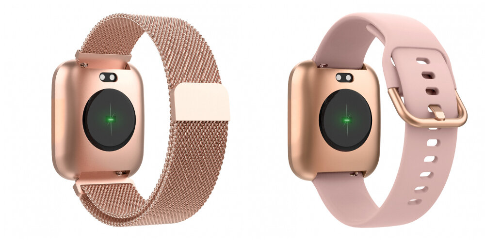 SMARTWATCH FOREVER FOREVIGO 2 SW-310 RÓŻOWO-ZŁOTY pasek detale