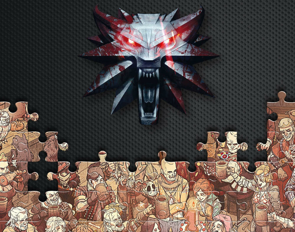 CENEGA-Wiedzmin wiedzmin gra fantastyka urodziny unikatowa kolekcja wysoka jakość technologia druk kolorystyka odporność efekt płótna redukcja odbijanie światła