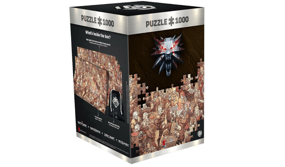 CENEGA-Wiedzmin zestaw puzzle plakat worek instrukcja karta gwarancyjna