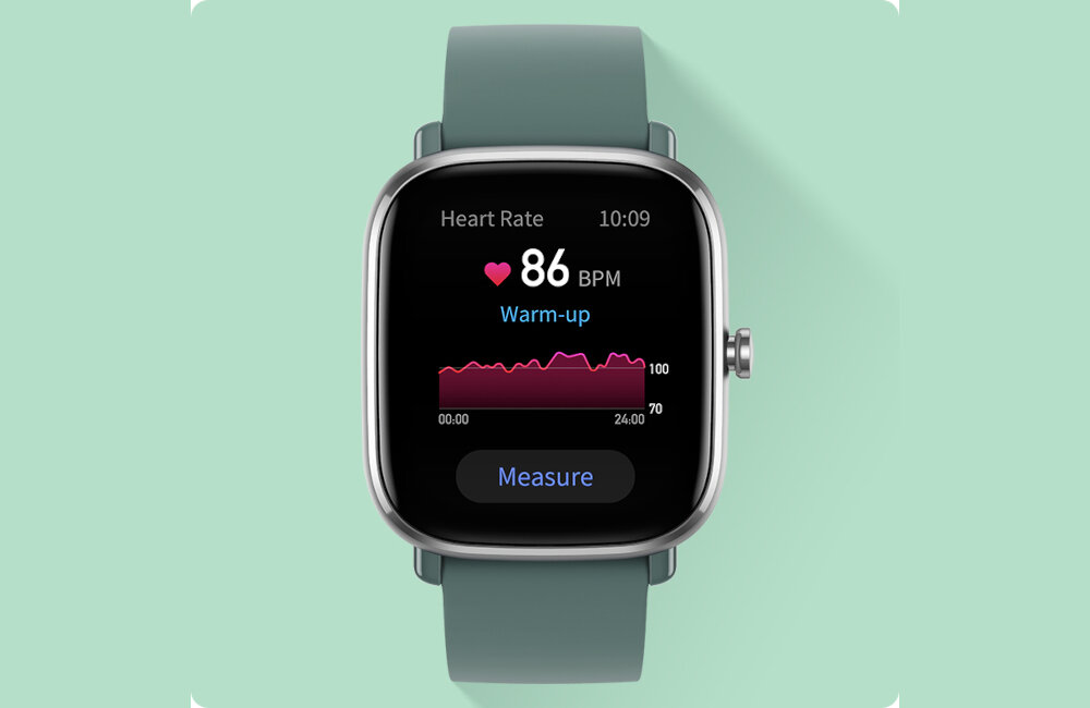 SMARTWATCH AMAZFIT GTS 2 MINI GREEN waga wykonanie szkło wymiary