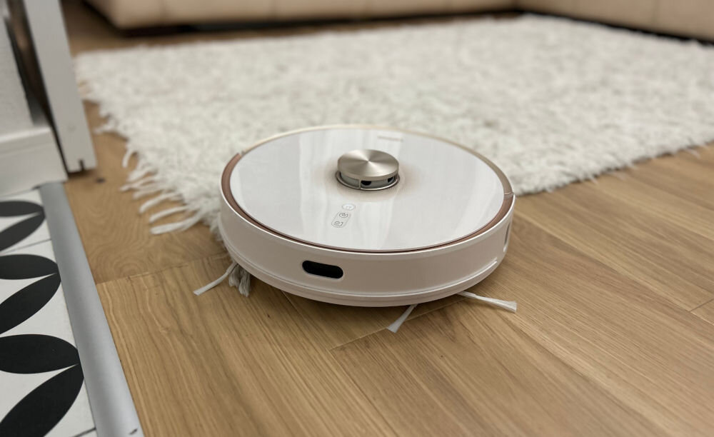 Robot sprzątający LENOVO T1S niski poziom hałasu cicha praca zmywalny filtr HEPA łatwe czyszczenie konserwacja dłuższa żywotność efektywność działania