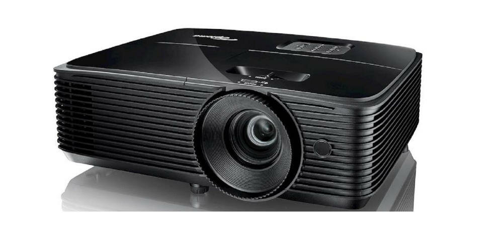 OPTOMA-W371 projektor zestaw urządzenie kabel pilot baterie instrukcja karta gwarancyjna