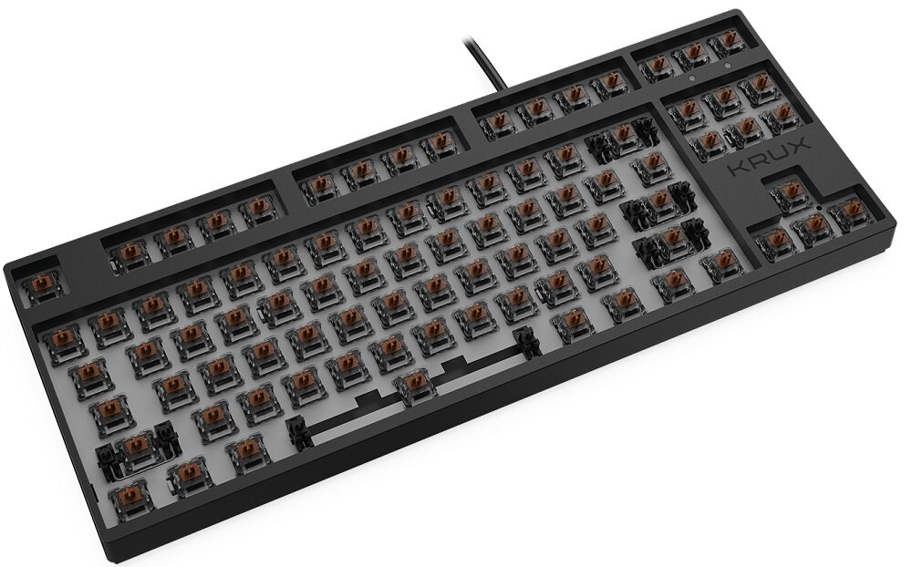 Klawiatura KRUX Atax Pro RGB Outemu - przełącznik Outemu Brown krótki czas reakcji