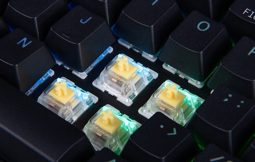 Klawiatura MODECOM Lanparty RGB BT - Przełączniki Gateron Yellow żywotność