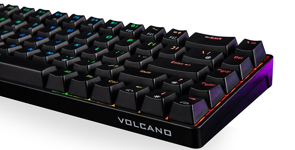 Klawiatura MODECOM Lanparty RGB BT - 180cm przewód USB-C wydajna bateria długi czas korzystania