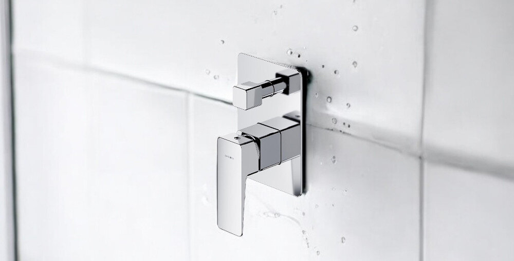 BATERIA PRYSZNICOWAOMNIRES Parma PM7435 Rozmiar rozety Minimalna głębokość zabudowy głowica ceramiczna mniej osadu zanieczyszczeń trwałość płynna regulacja strumienia kolor chrom łazienki styl zmniejszenie zużycia wody trwałość estetyka regulowanie strumienia wody temperatury obsługa jedną ręką