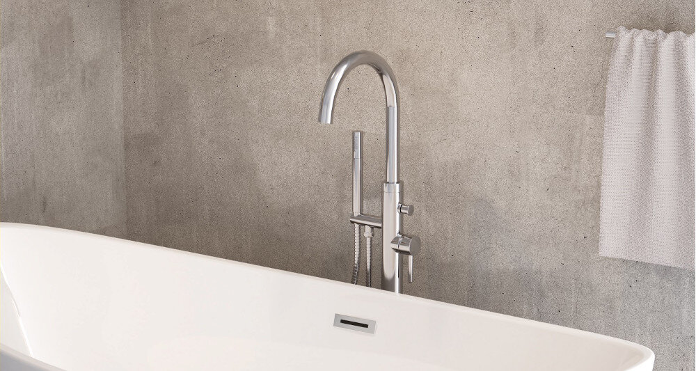 BATERIA WANNOWA OMNIRES Y Y1233CR CHROM styl wygląd aranżacja wyrazista forma kolor chrom