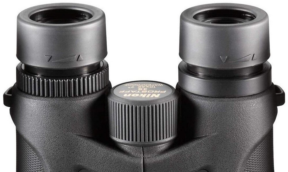 Lornetka NIKON Prostaff 3s 10x42   optyka waga konstrukcja ogniskowa zoom przybliżenie dioptria muszle oczne obiektywy soczewki pryzmat powłoka gwint okulary obserwacja przyroda sport powiększenie 