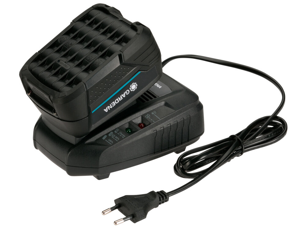 Ładowarka GARDENA P4A AL 1830 CV 14901-20 seria POWER FOR ALL akumulatory 18 V uniwersalna kompatybilnosc